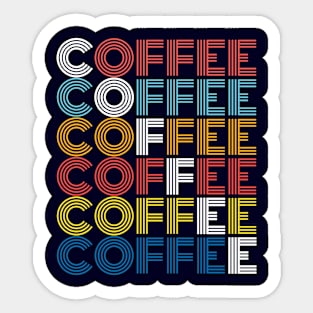 Coffee desgin lovers Sticker